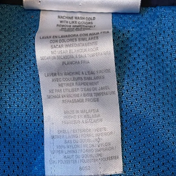 Vintage Adidas Blue Windbreaker Mens Size M - Picture 6 of 7